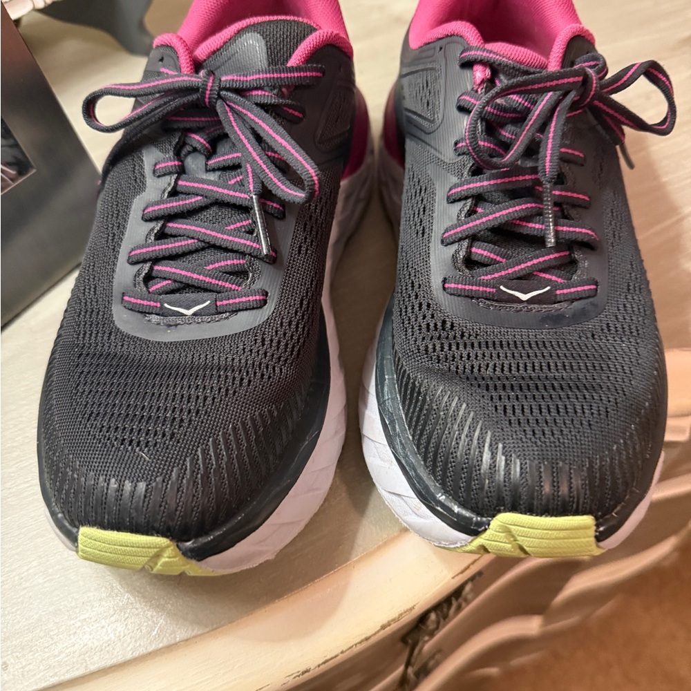 Hoka Women's Navy and Pink Athletic Shoes